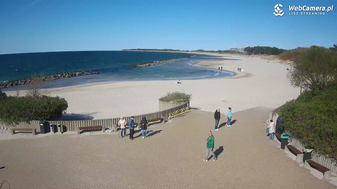 DARŁOWO - widok na plażę wschodnią - 26 kwiecień 2025, 16:32