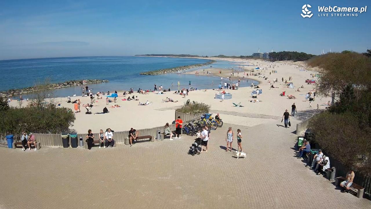 DARŁOWO - widok na plażę wschodnią - 03 maj 2026, 14:01