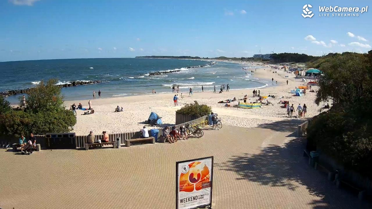 DARŁOWO - widok na plażę wschodnią - 12 sierpień 2026, 10:02