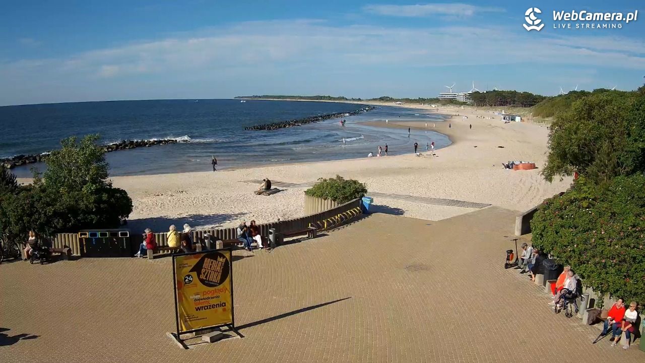 DARŁOWO - widok na plażę wschodnią - 17 czerwiec 2026, 17:51