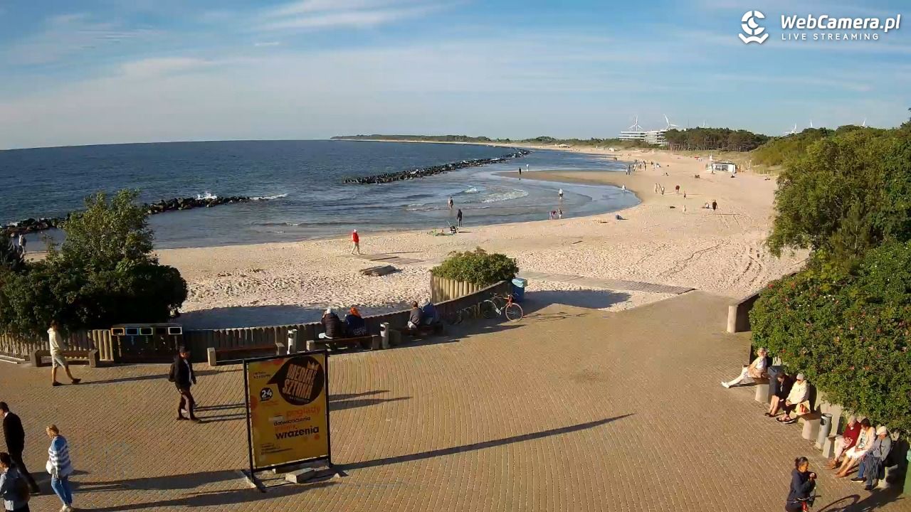 DARŁOWO - widok na plażę wschodnią - 17 czerwiec 2026, 19:04