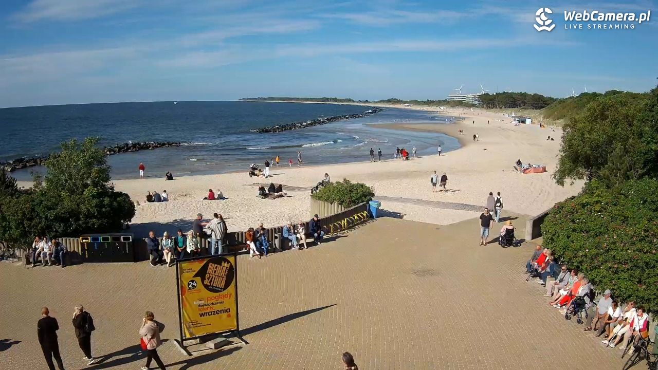 DARŁOWO - widok na plażę wschodnią - 17 czerwiec 2026, 17:25