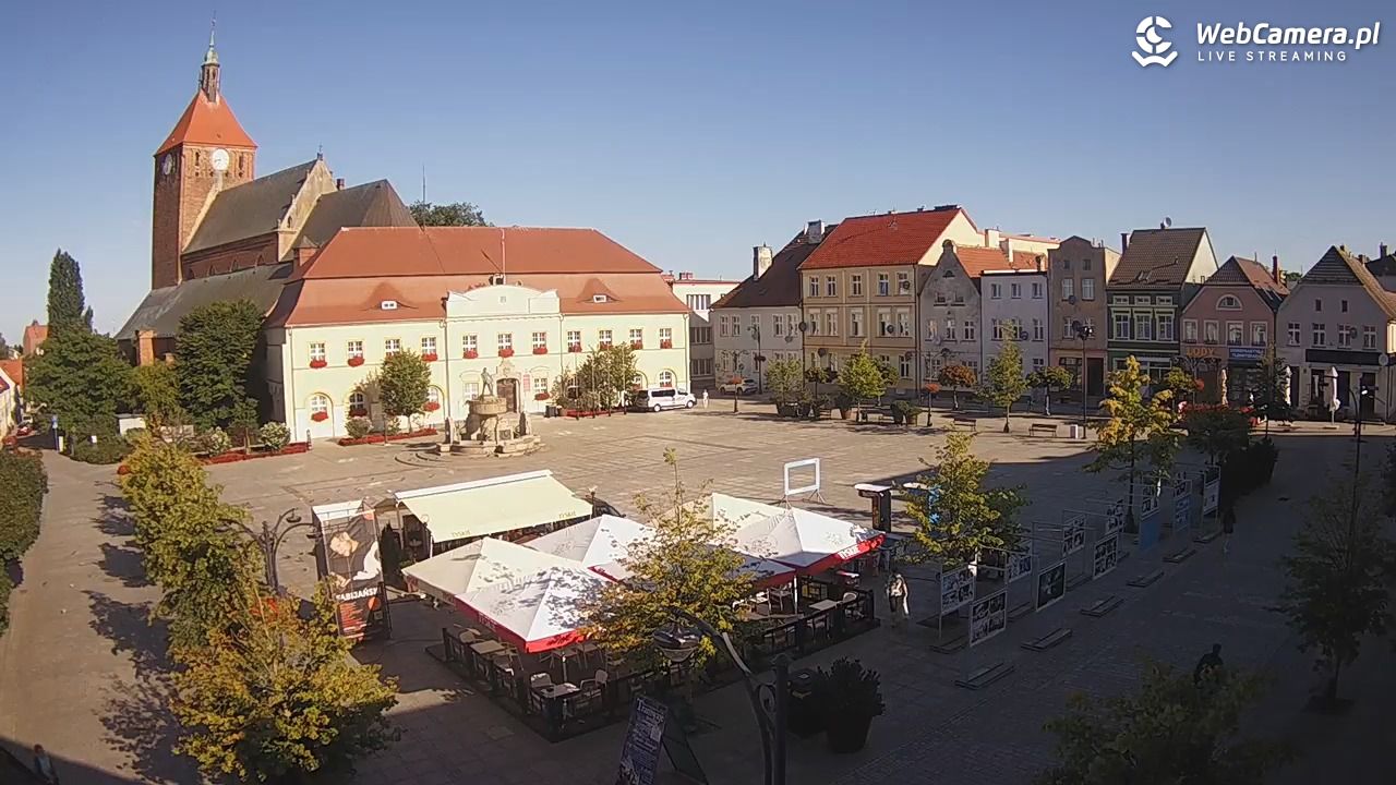 DARŁOWO - widok na Rynek - 12 sierpień 2026, 08:34