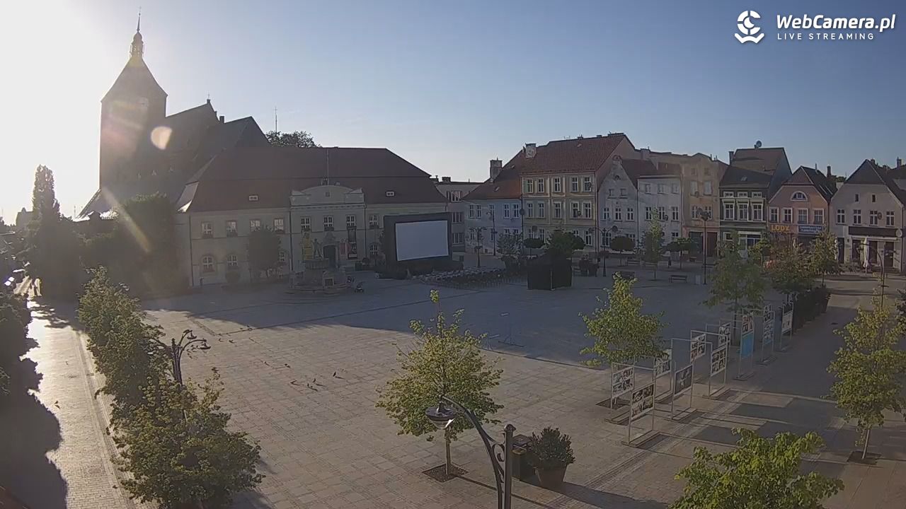 DARŁOWO - widok na Rynek - 27 czerwiec 2026, 19:32