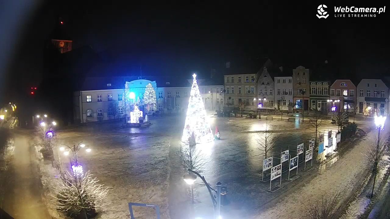 DARŁOWO - widok na Rynek - 07 luty 2026, 02:32