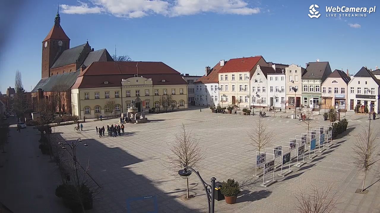 DARŁOWO - widok na Rynek - 21 marzec 2026, 14:51