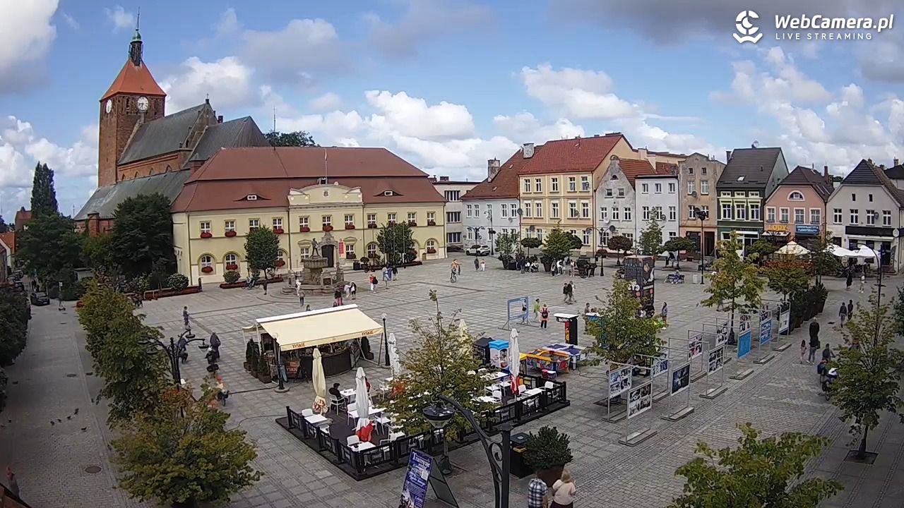 DARŁOWO - widok na Rynek - 11 sierpień 2026, 12:05