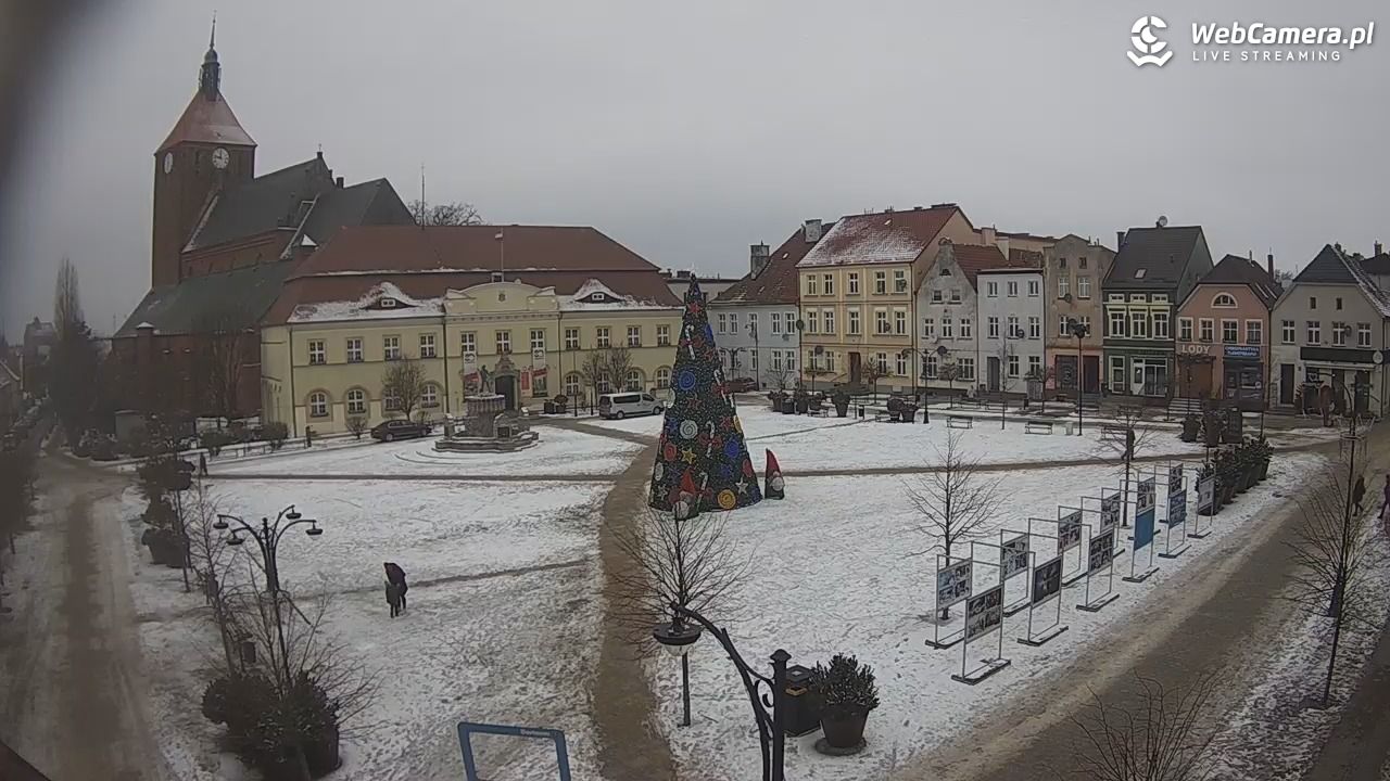 DARŁOWO - widok na Rynek - 09 luty 2026, 13:18