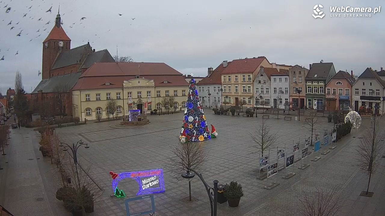 DARŁOWO - widok na Rynek - 26 grudzień 2025, 08:47