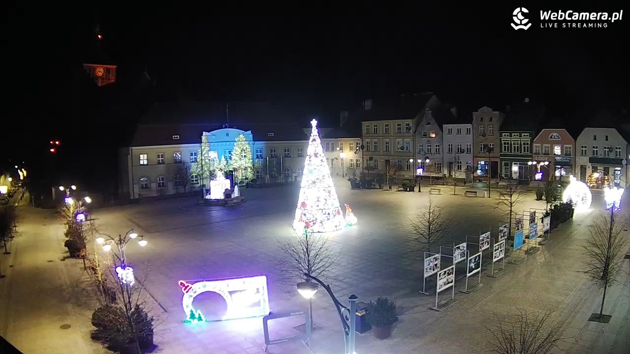 DARŁOWO - widok na Rynek - 25 grudzień 2025, 03:38