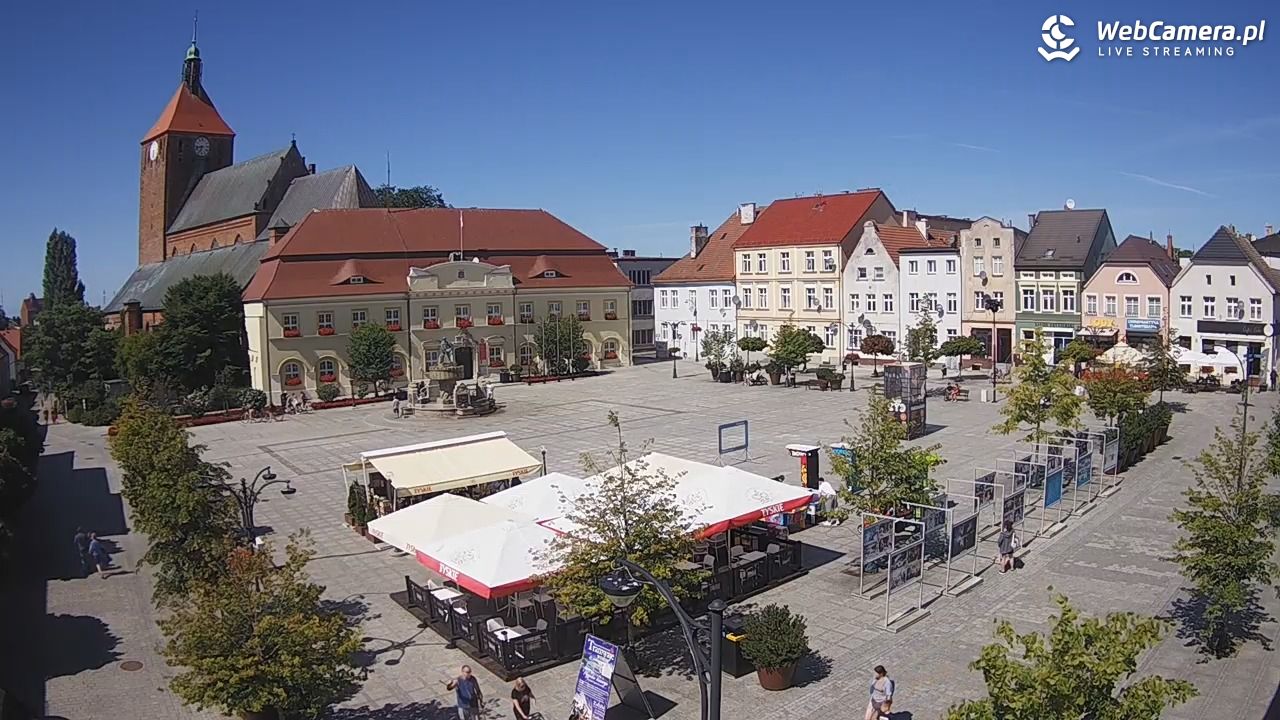 DARŁOWO - widok na Rynek - 08 sierpień 2026, 13:55