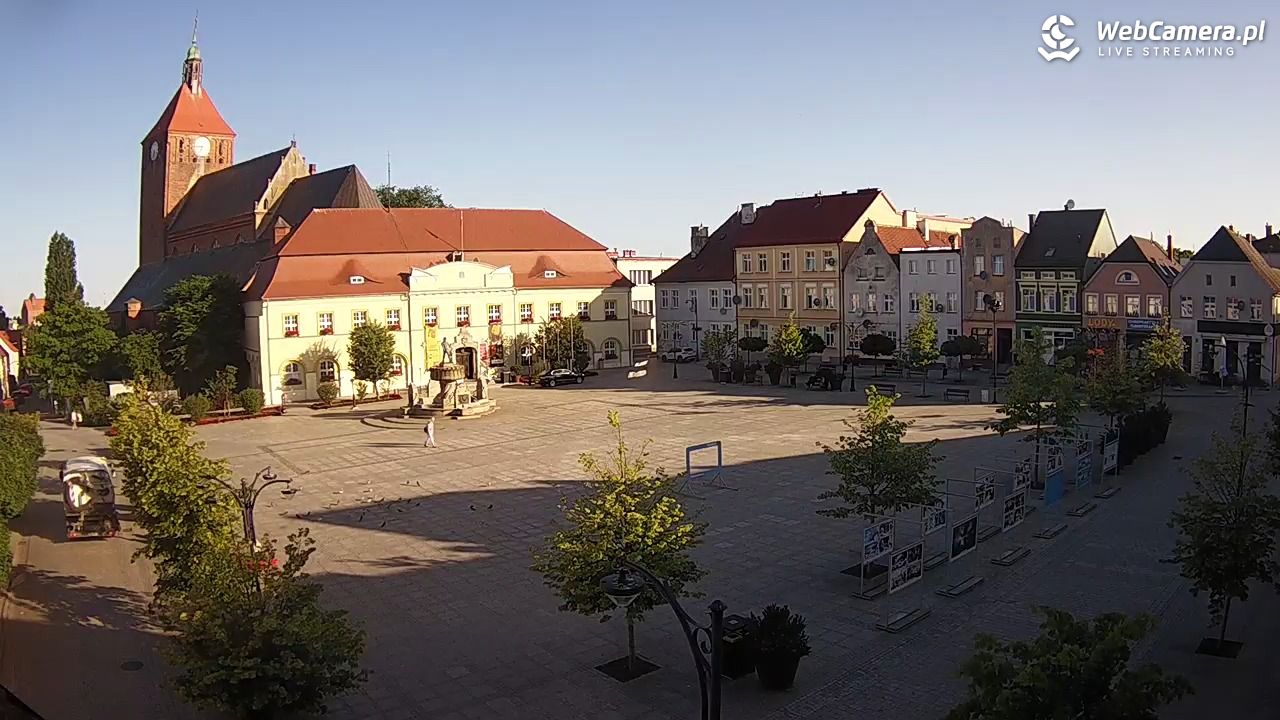 DARŁOWO - widok na Rynek - 26 czerwiec 2026, 07:00