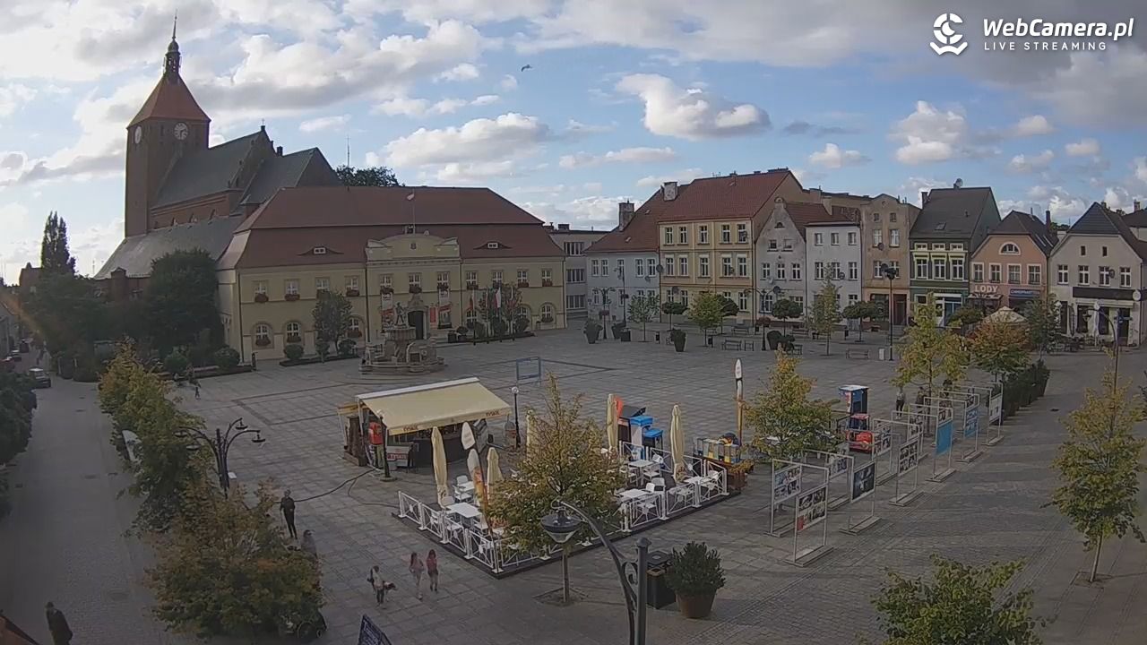 DARŁOWO - widok na Rynek - 25 sierpień 2025, 18:12