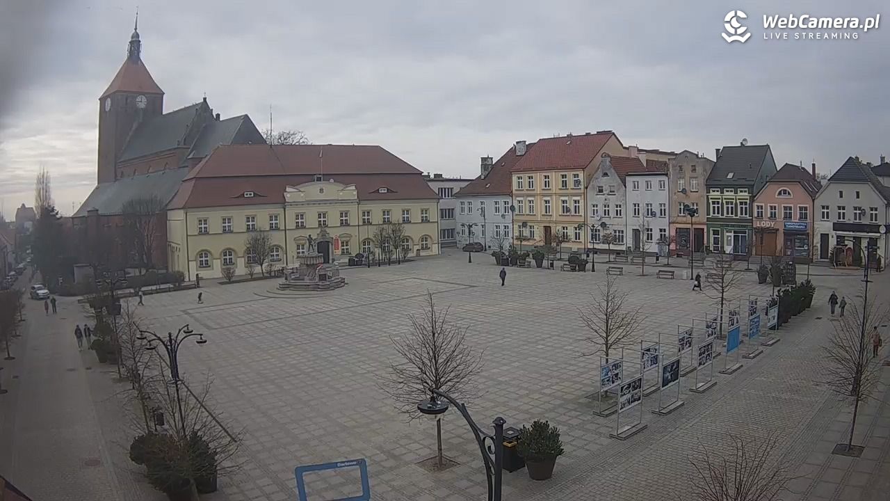 DARŁOWO - widok na Rynek - 19 marzec 2026, 15:59
