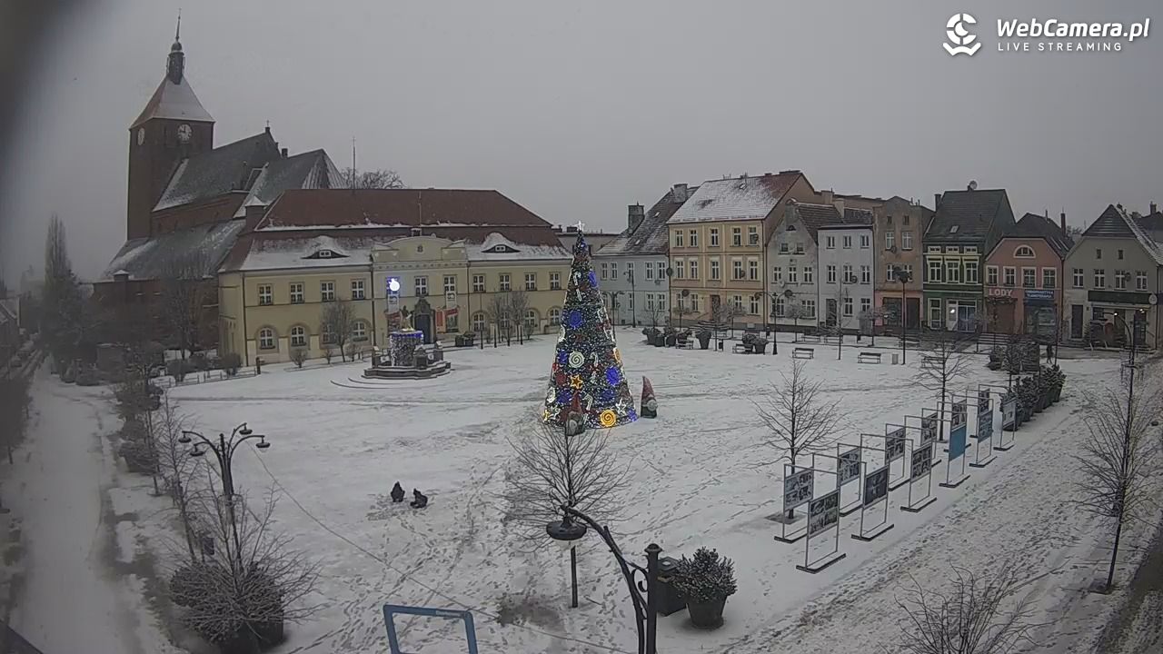 DARŁOWO - widok na Rynek - 07 luty 2026, 16:36