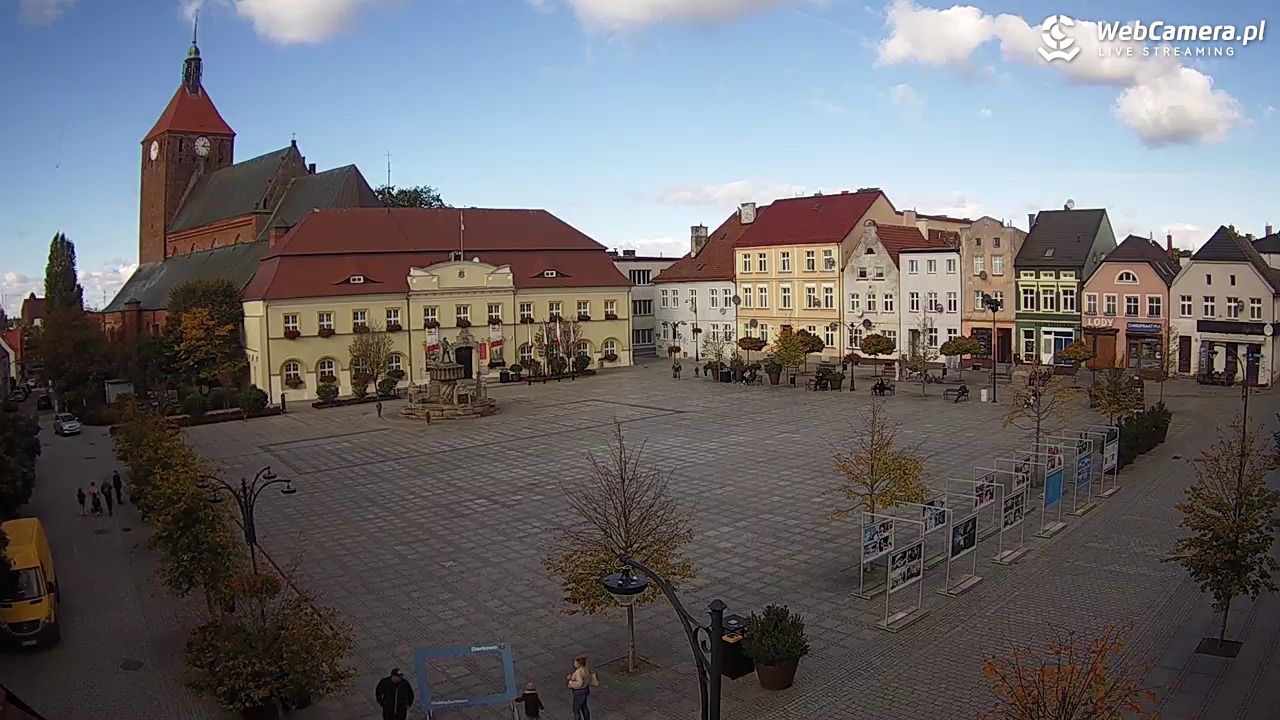 DARŁOWO - widok na Rynek - 19 październik 2025, 13:16