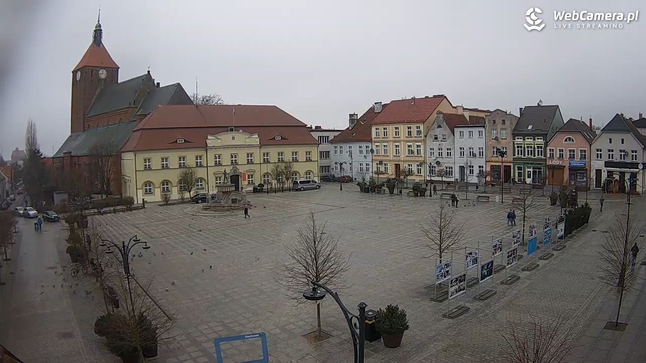 DARŁOWO - widok na Rynek - 17 marzec 2026, 13:09