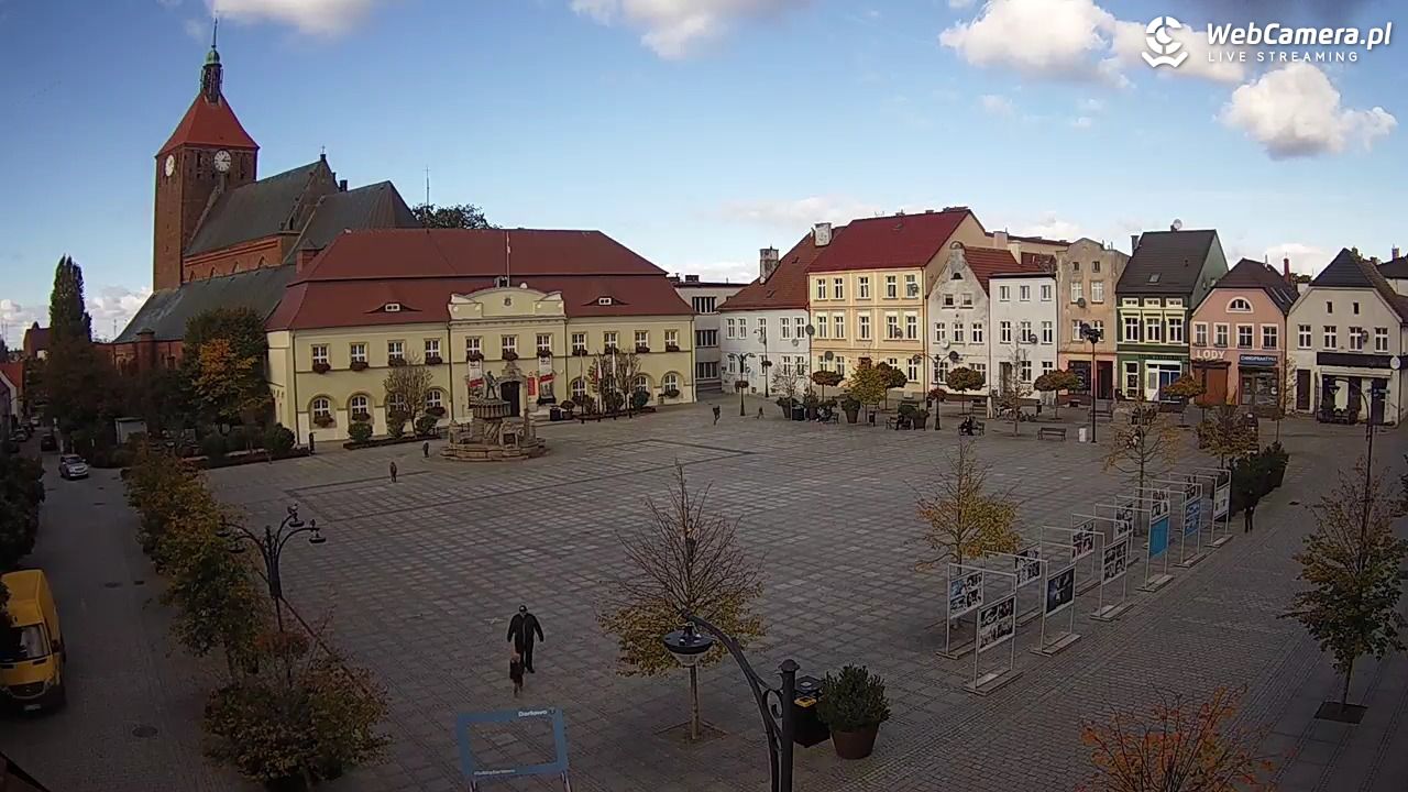 DARŁOWO - widok na Rynek - 19 październik 2025, 13:14