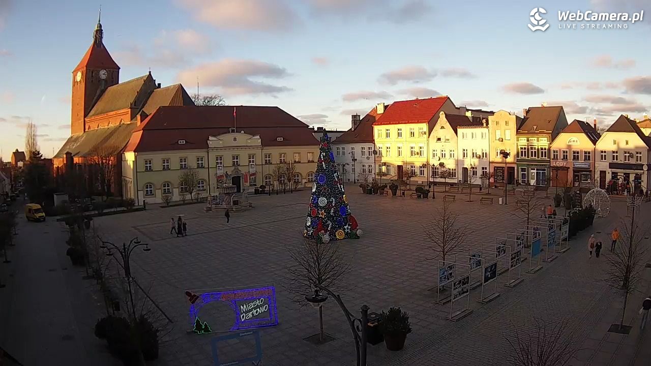 DARŁOWO - widok na Rynek - 28 grudzień 2025, 15:02