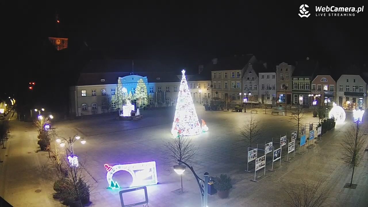 DARŁOWO - widok na Rynek - 26 grudzień 2025, 00:09