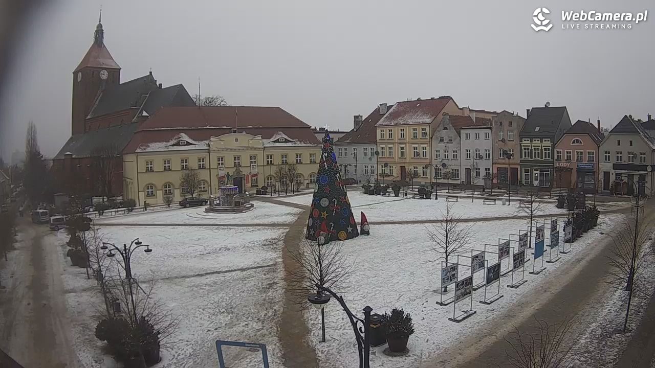 DARŁOWO - widok na Rynek - 10 luty 2026, 08:27