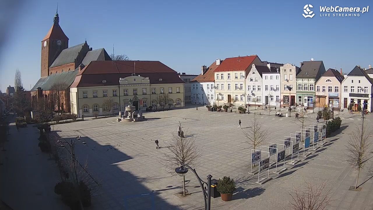 DARŁOWO - widok na Rynek - 22 marzec 2026, 14:45