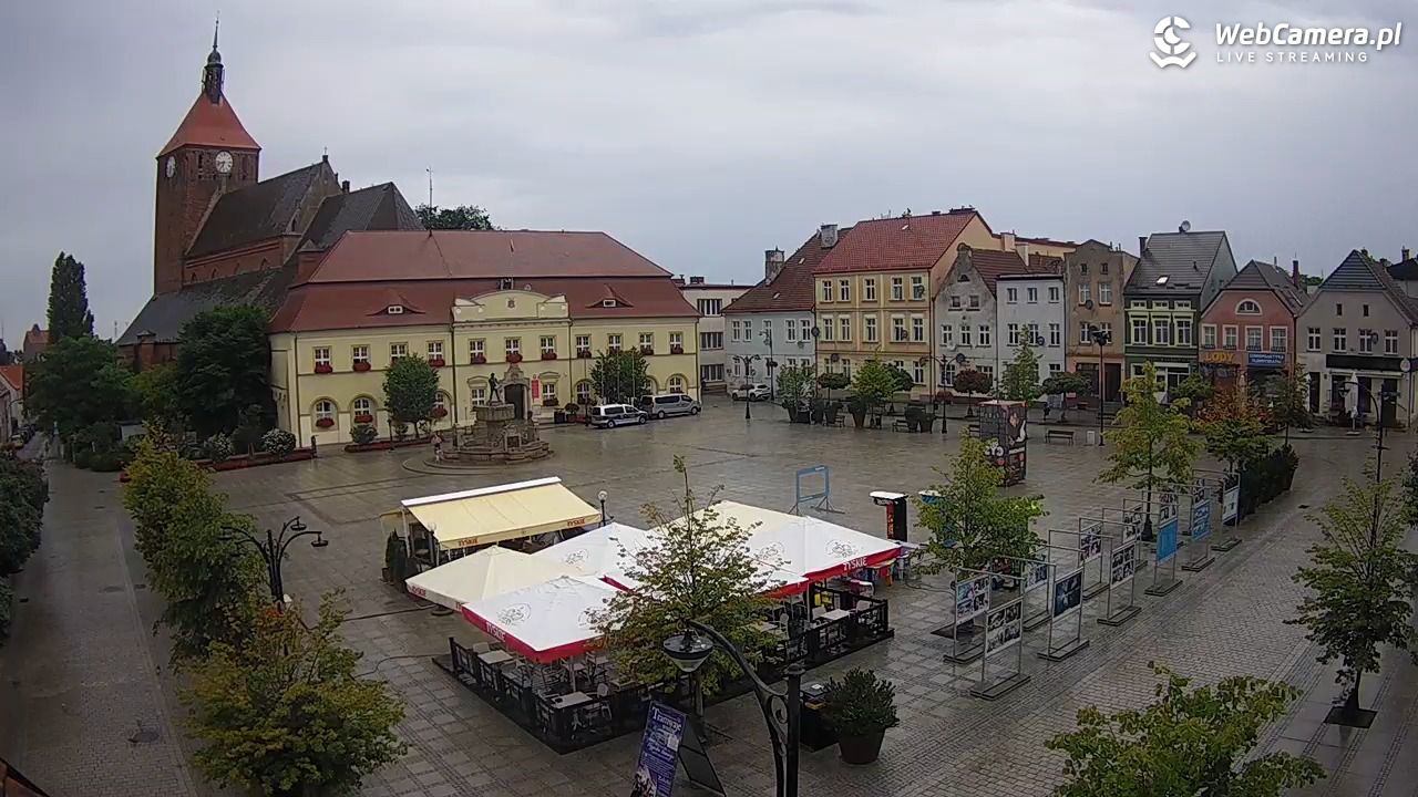 DARŁOWO - widok na Rynek - 10 sierpień 2026, 08:30