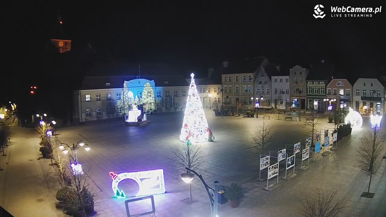 DARŁOWO - widok na Rynek - 28 grudzień 2025, 02:22