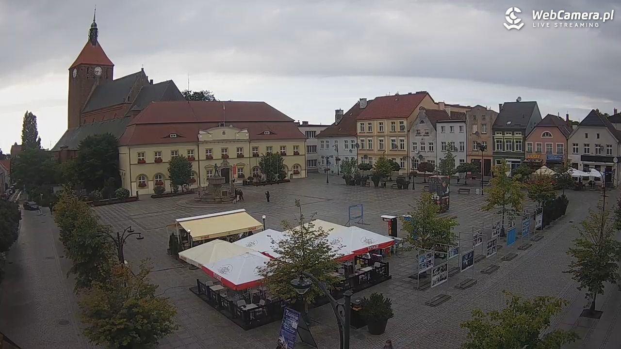 DARŁOWO - widok na Rynek - 10 sierpień 2026, 17:58