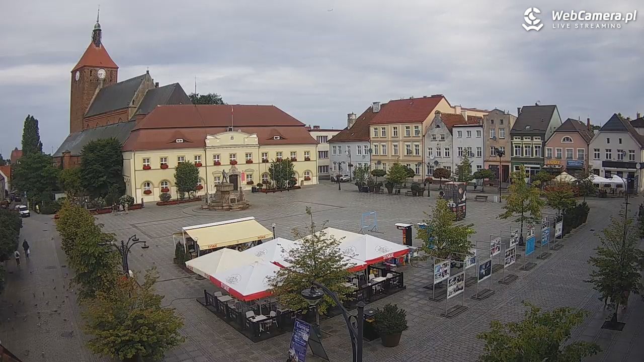 DARŁOWO - widok na Rynek - 10 sierpień 2026, 10:11