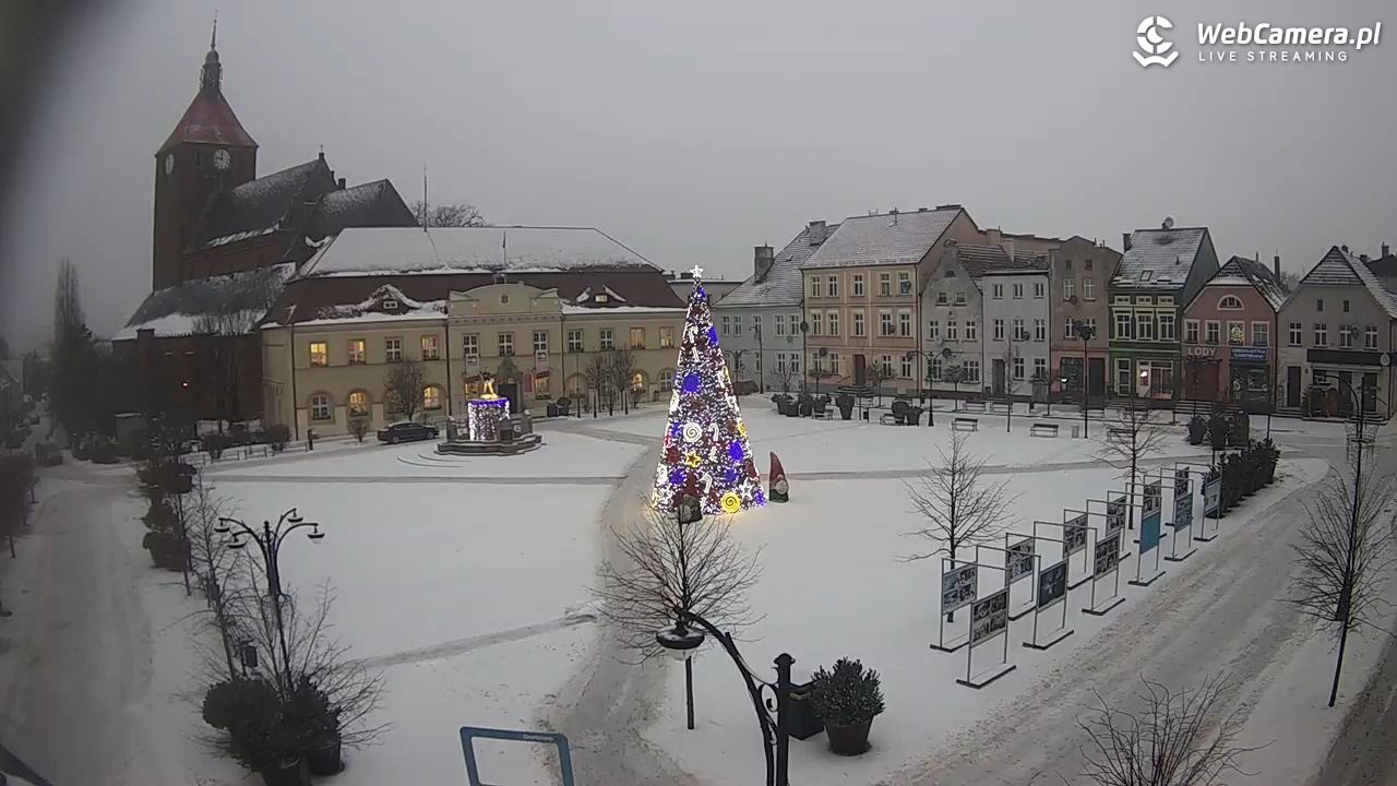 DARŁOWO - widok na Rynek - 11 luty 2026, 07:28