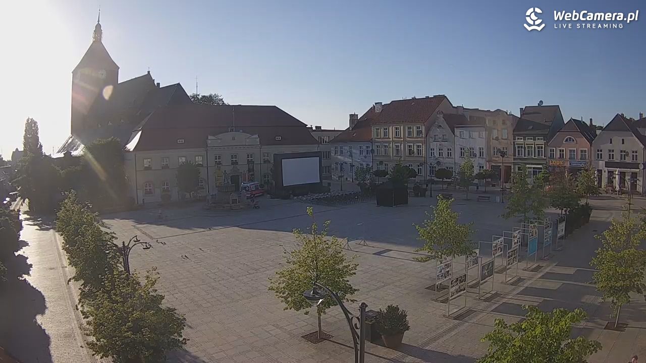DARŁOWO - widok na Rynek - 27 czerwiec 2026, 19:25