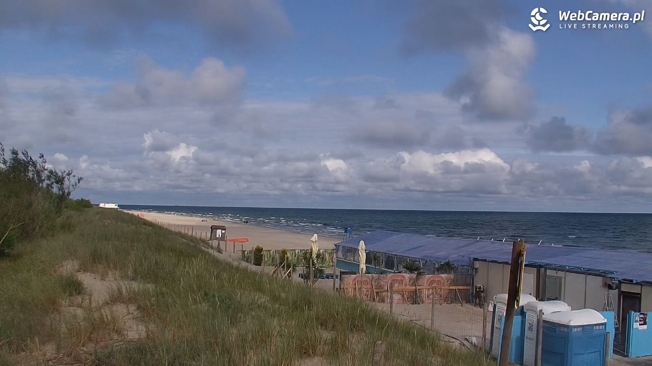 DĘBKI - widok na plażę - 23 lipiec 2026, 08:51
