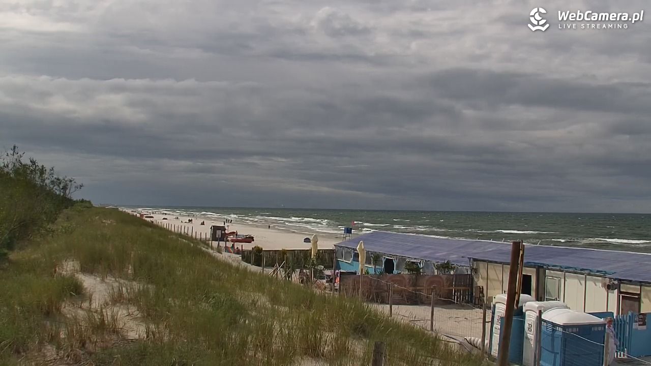 DĘBKI - widok na plażę - 22 lipiec 2026, 15:45