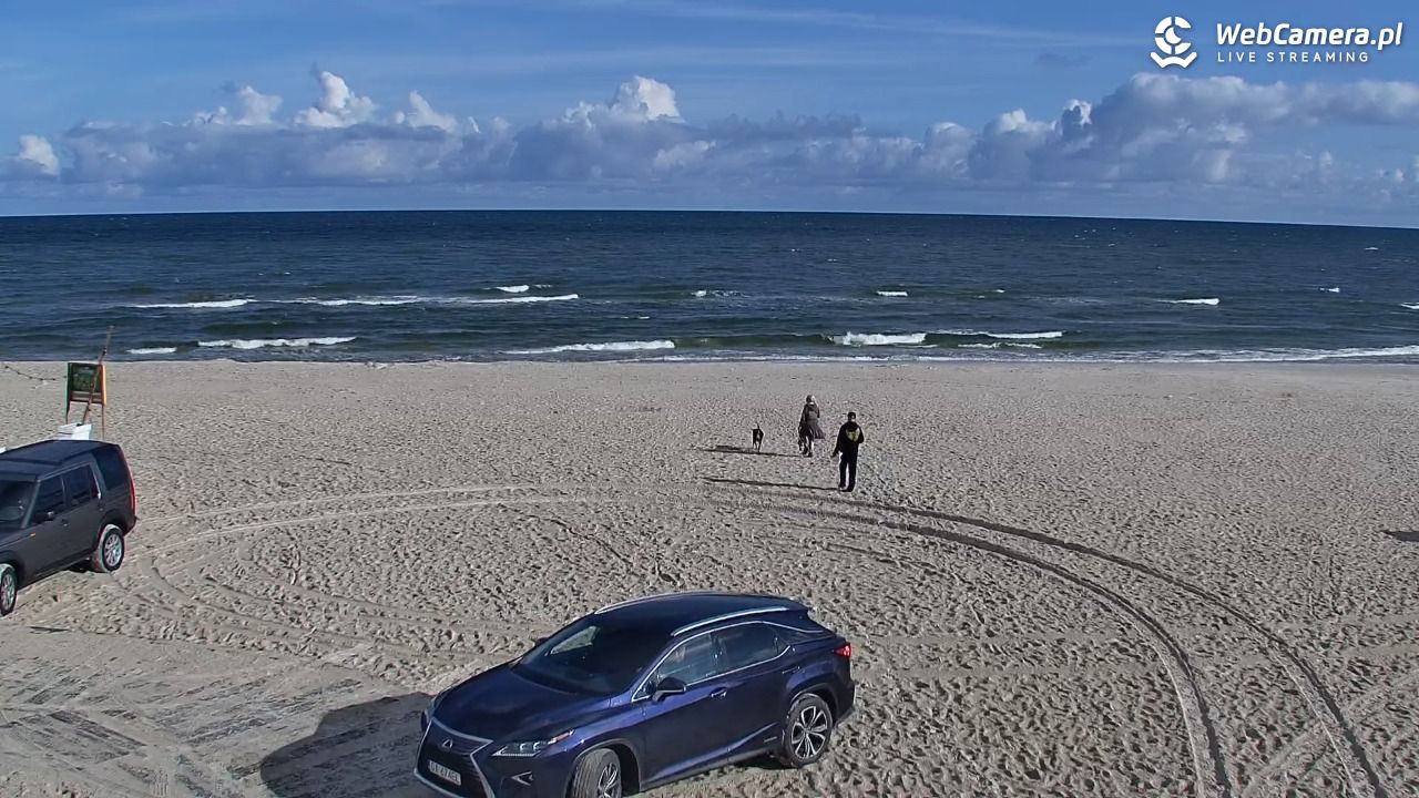 DĘBKI - widok na plażę - 02 wresień 2026, 08:58