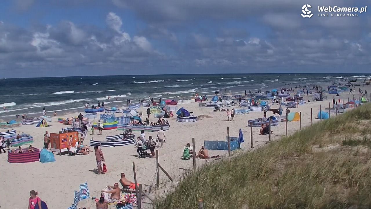 DĘBKI - widok na plażę - 23 lipiec 2026, 13:56