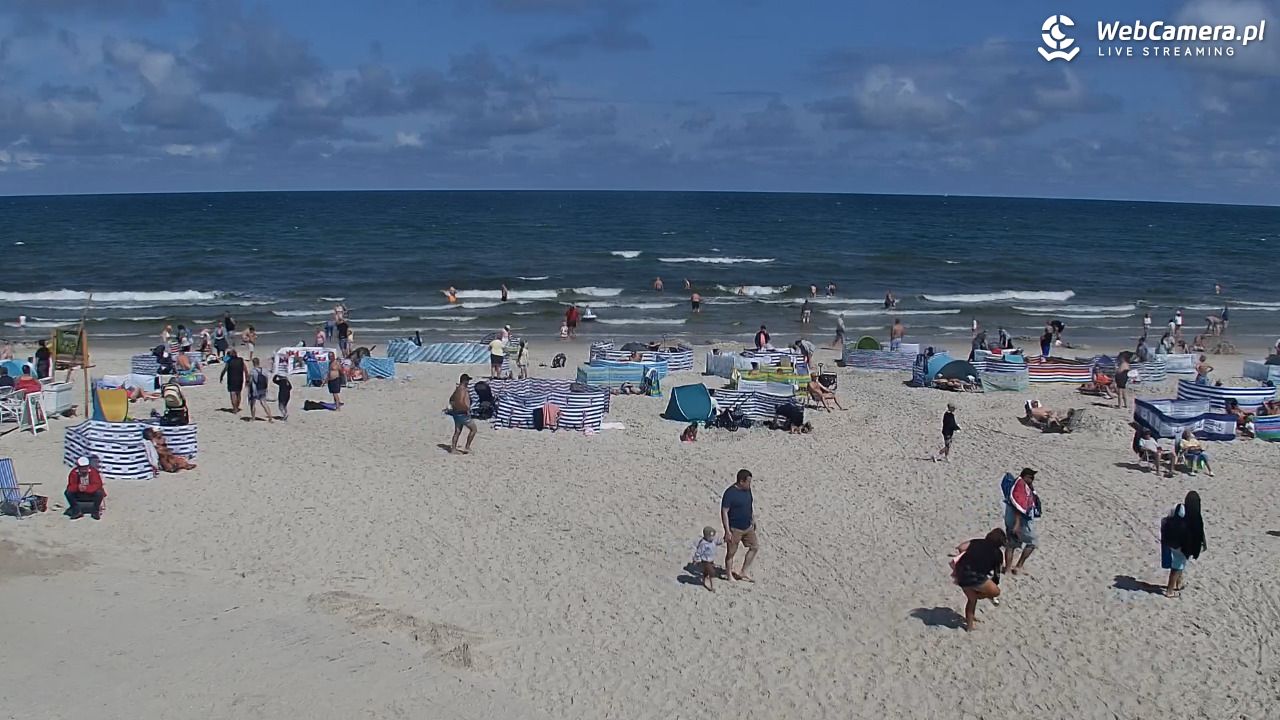 DĘBKI - widok na plażę - 23 lipiec 2026, 11:49