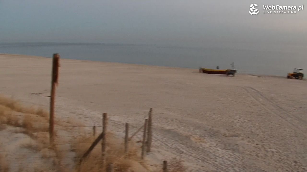 DĘBKI - widok na plażę - 09 marzec 2026, 06:00