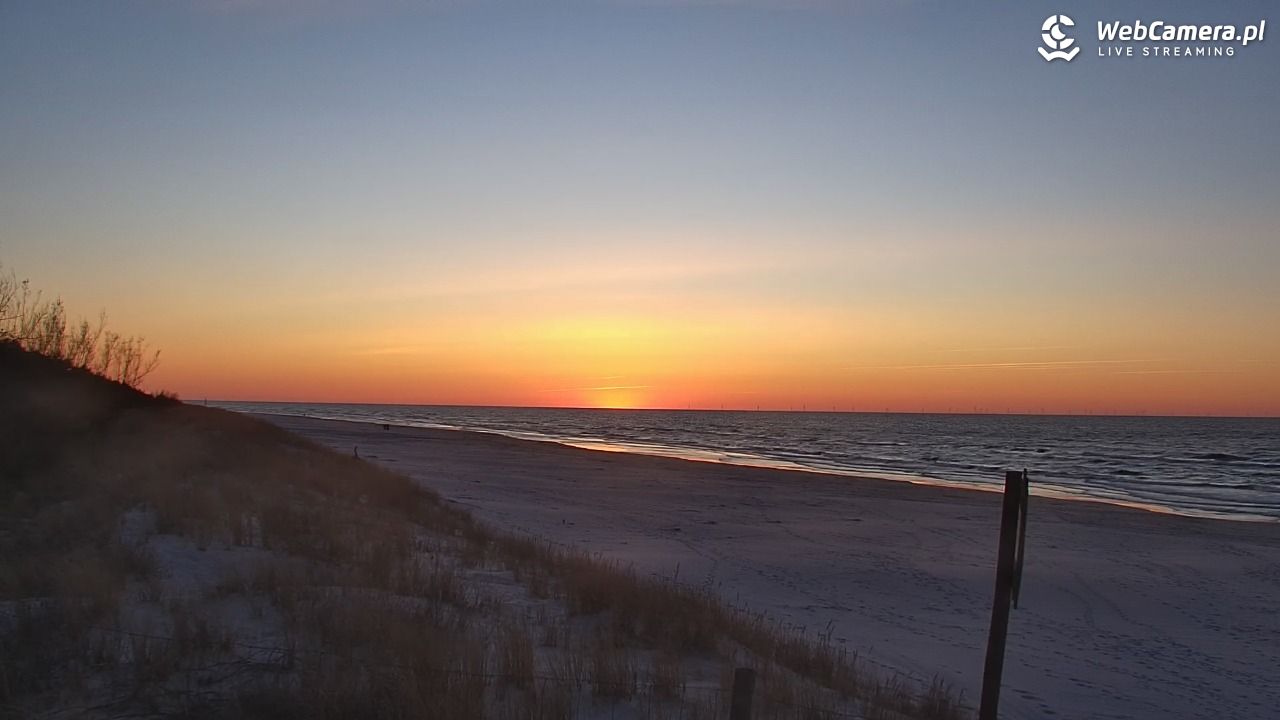 DĘBKI - widok na plażę - 21 kwiecień 2026, 20:06