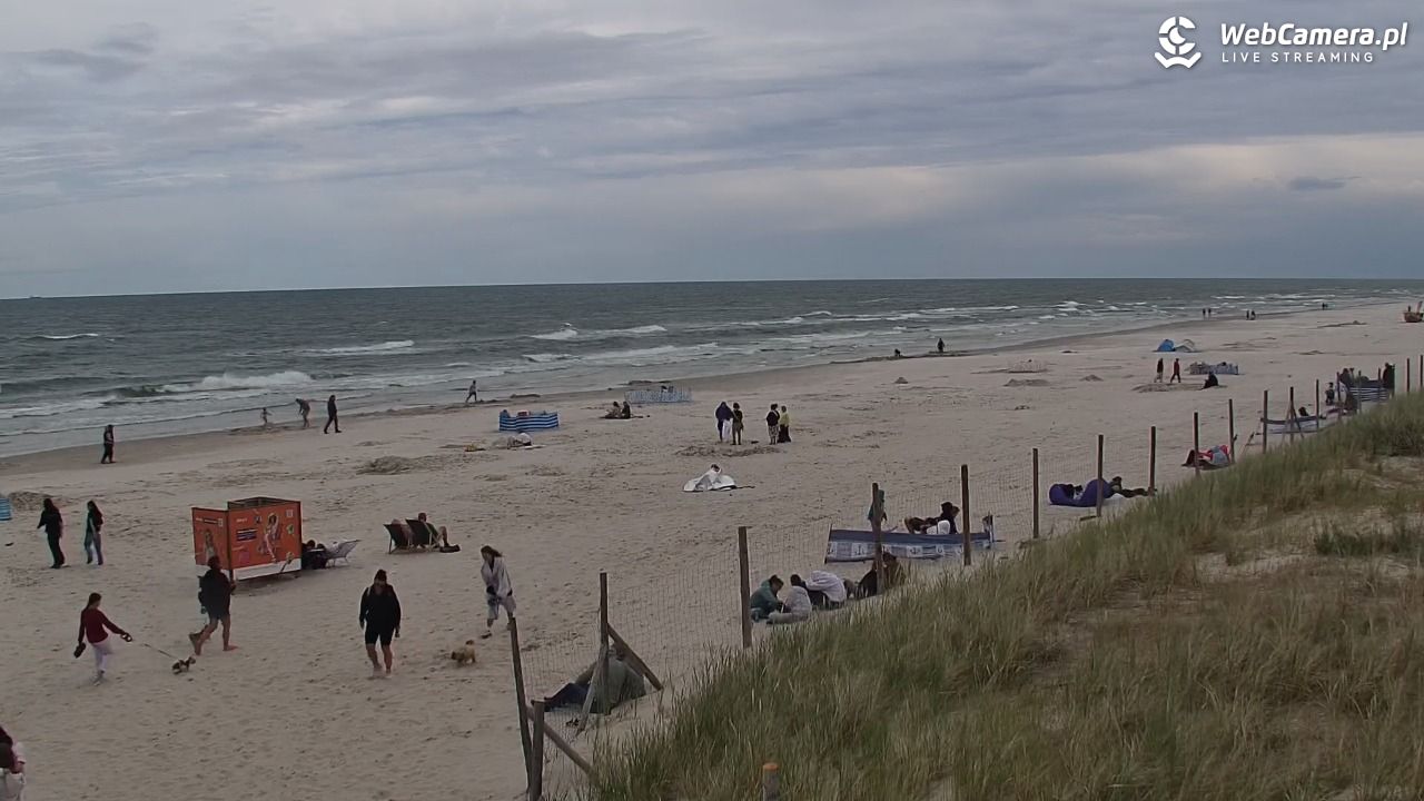 DĘBKI - widok na plażę - 22 lipiec 2026, 16:55
