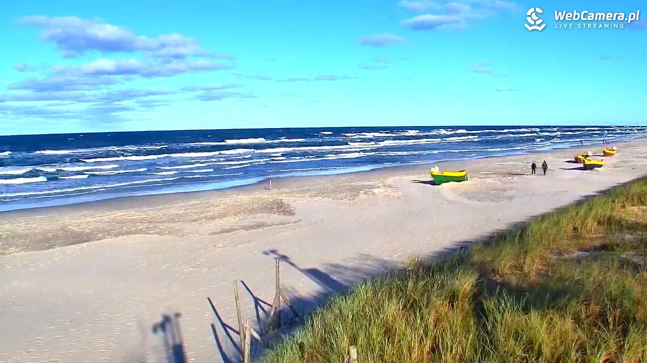 DĘBKI - widok na plażę - 18 październik 2026, 13:19