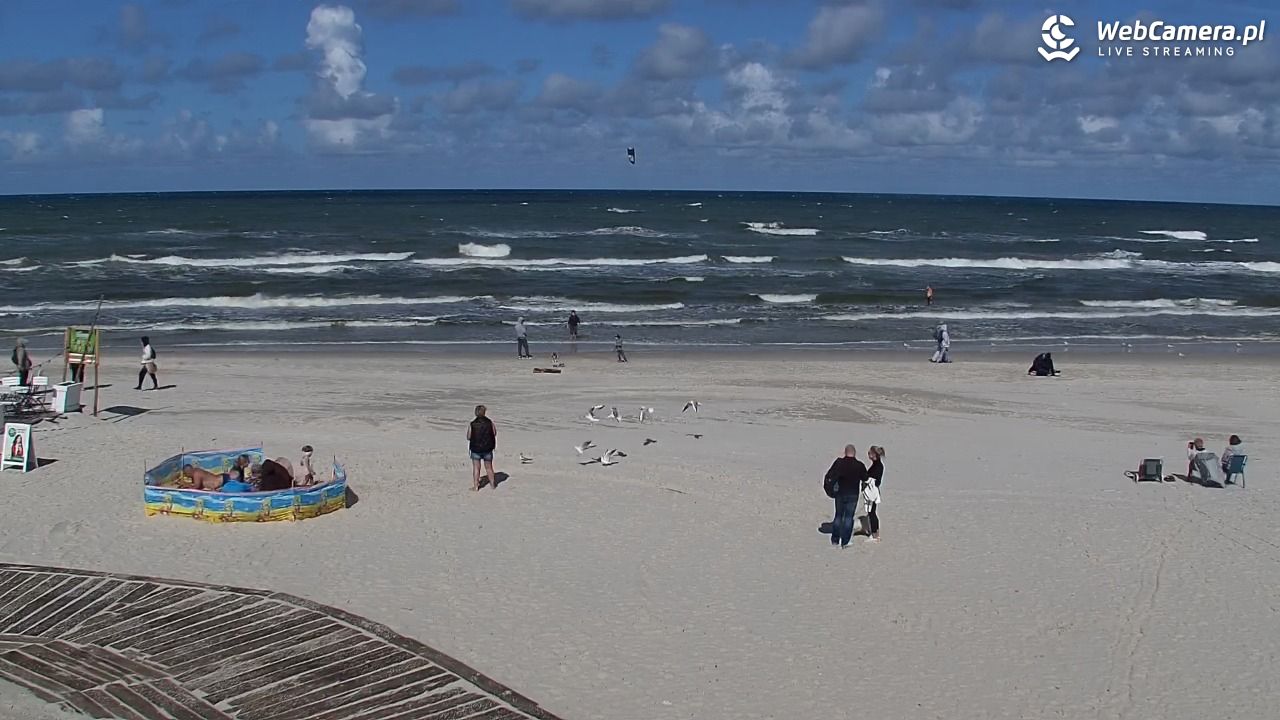 DĘBKI - widok na plażę - 06 wresień 2026, 13:18
