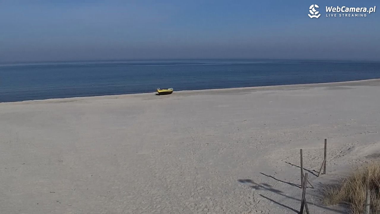 DĘBKI - widok na plażę - 07 marzec 2026, 12:58