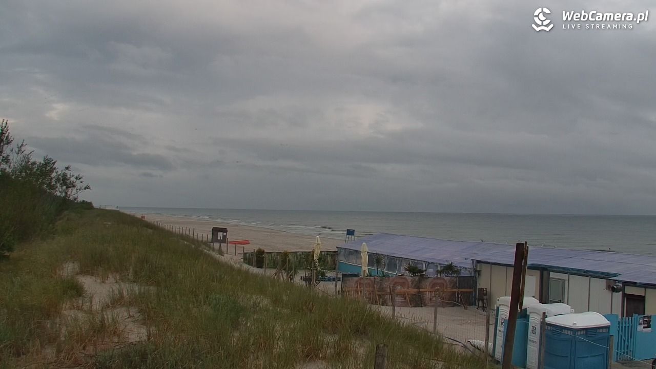 DĘBKI - widok na plażę - 23 lipiec 2026, 04:32