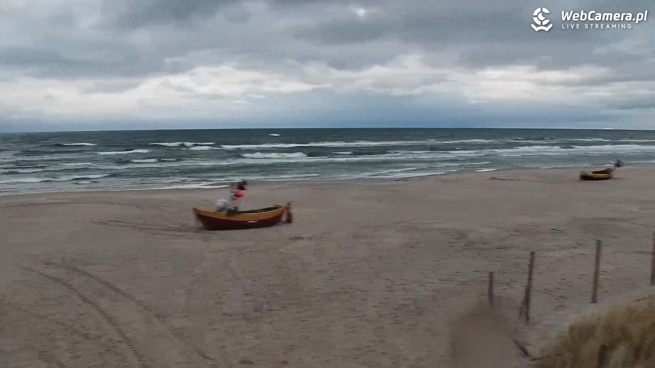 DĘBKI - widok na plażę - 15 maj 2025, 04:23