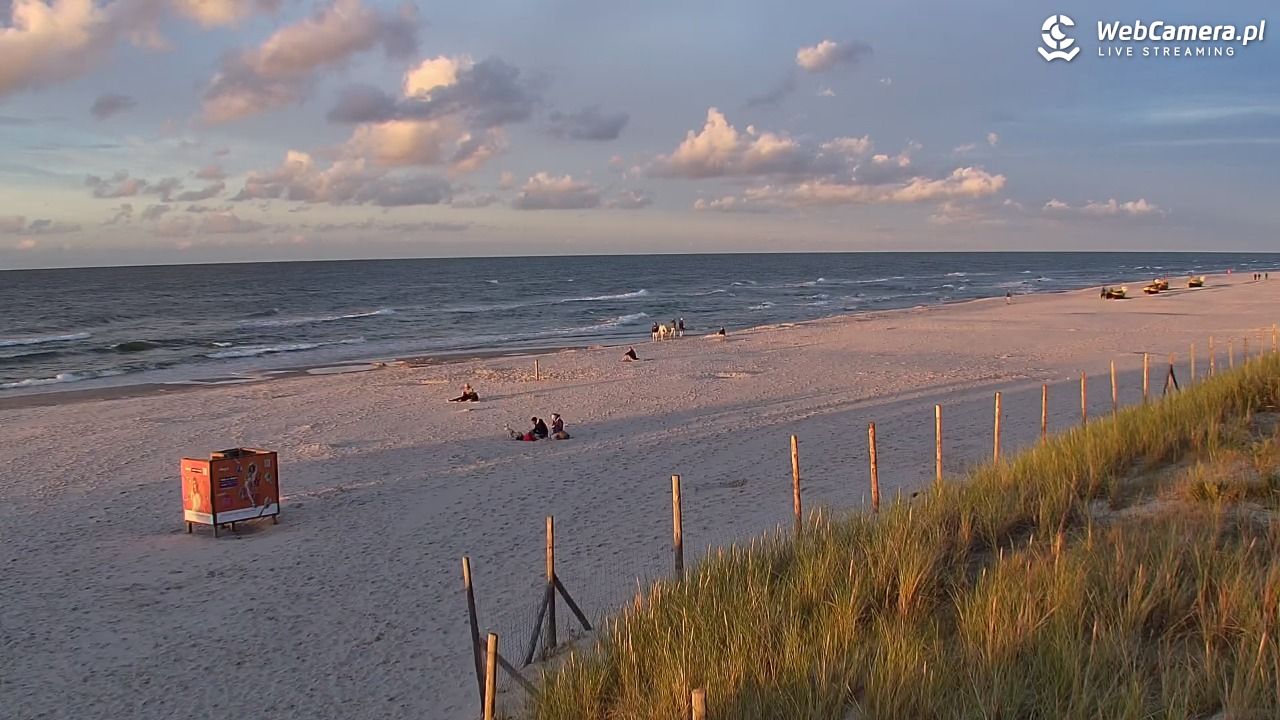 DĘBKI - widok na plażę - 02 wresień 2026, 19:20