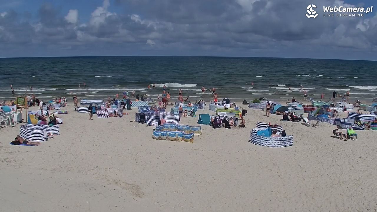 DĘBKI - widok na plażę - 23 lipiec 2026, 12:46