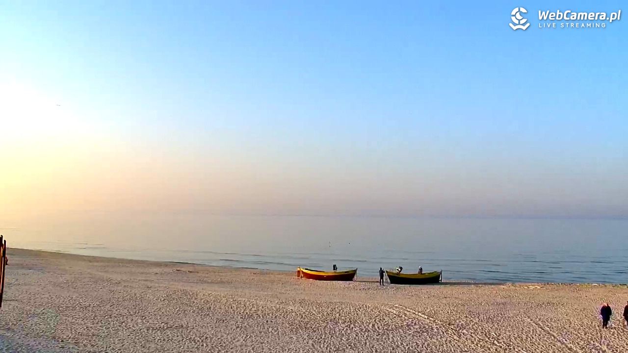 DĘBKI - widok na plażę - 08 marzec 2026, 16:26