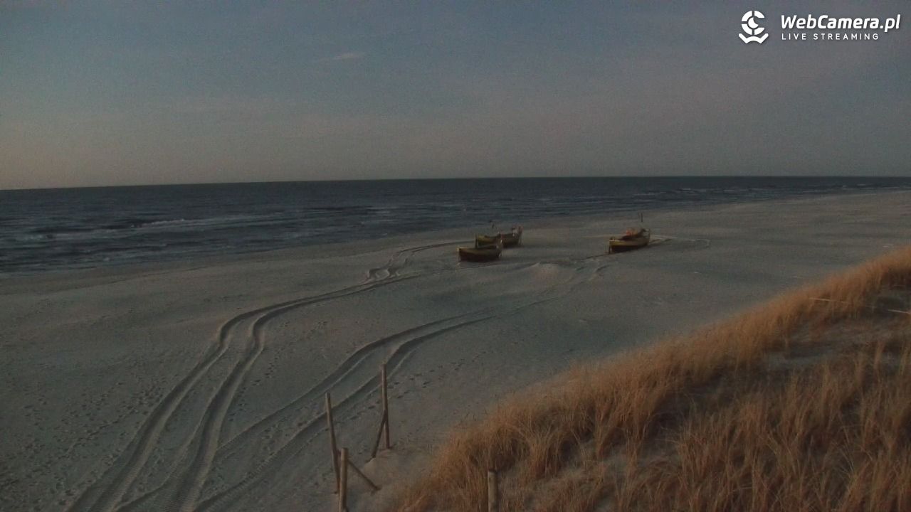 DĘBKI - widok na plażę - 21 kwiecień 2026, 20:55