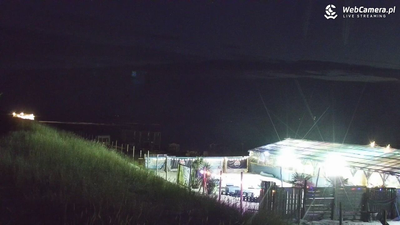 DĘBKI - widok na plażę - 05 lipiec 2025, 00:01